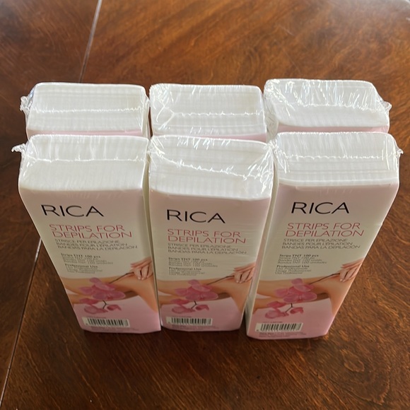 6 Packs Rica Strips for Waxing Sugaring Depilation - Picture 2 of 2